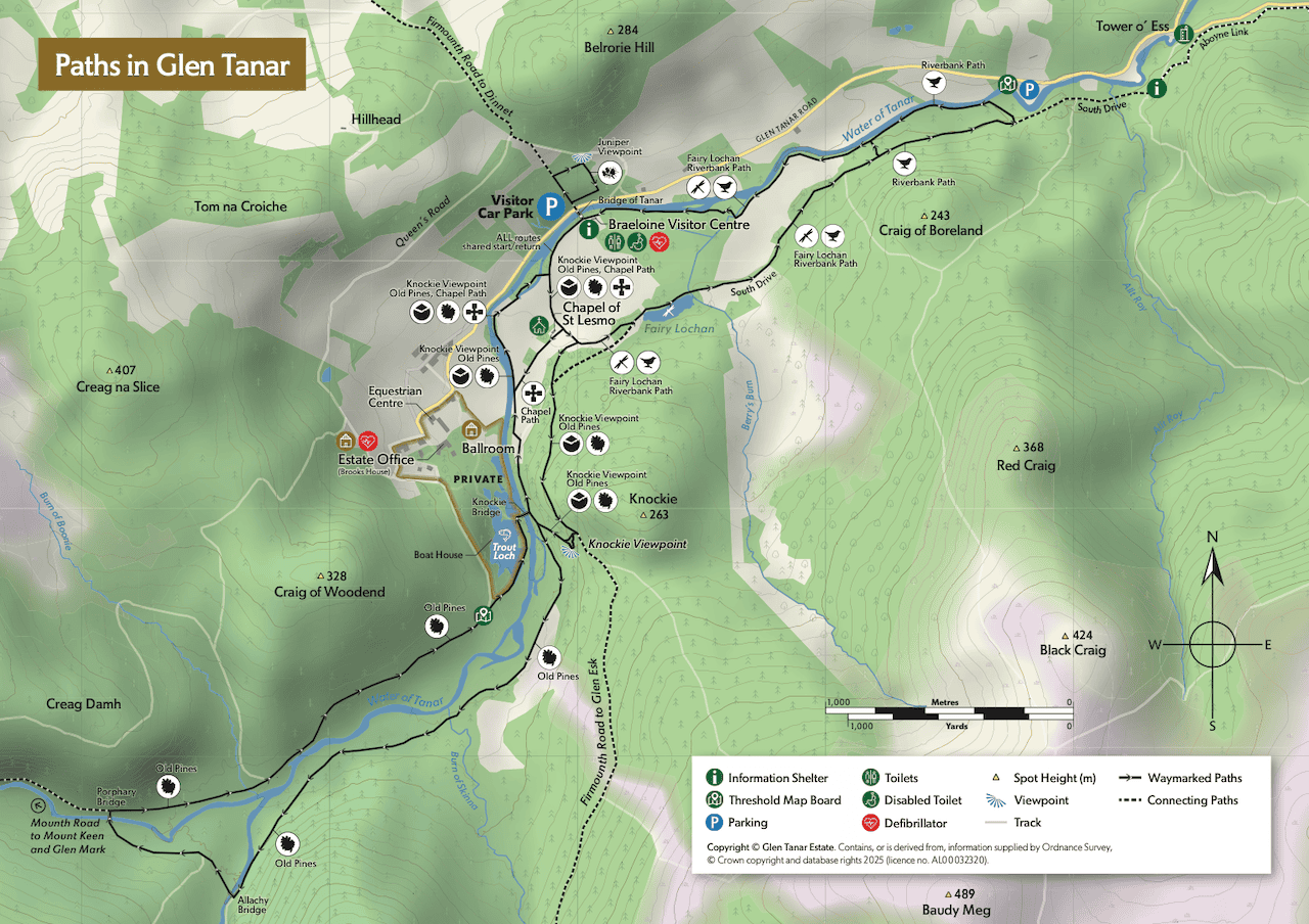 The extract used for the A3 folded map
