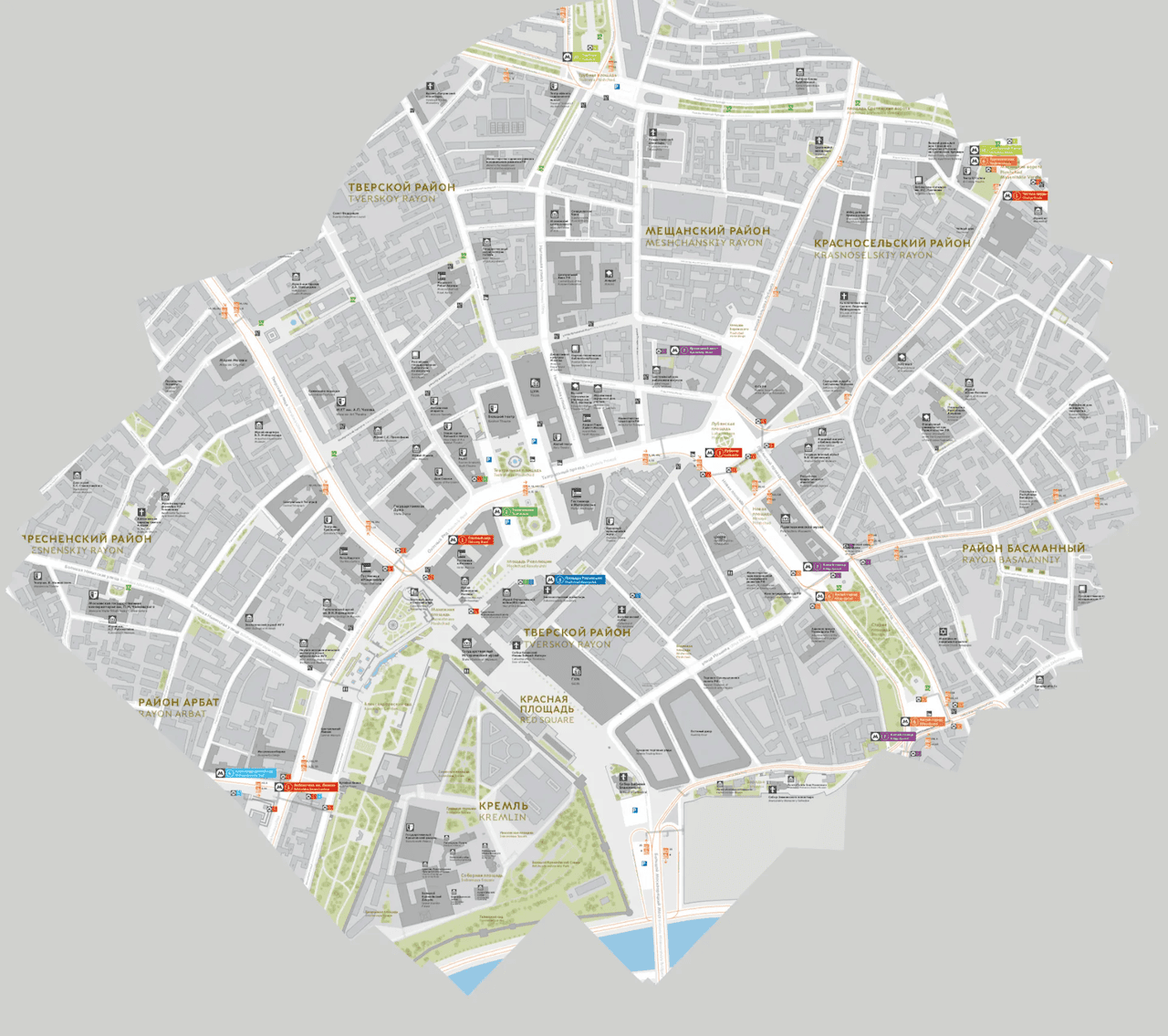 Early development work on the map